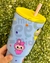 Vaso térmico 900 ML Monster Labubu BT21 azul - tienda en línea