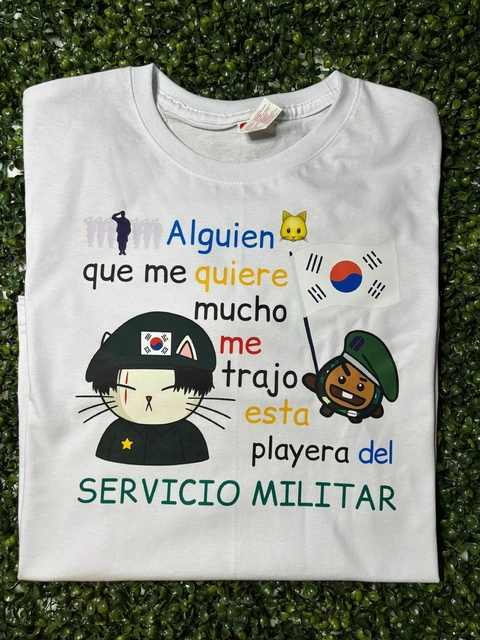 Playera BTS Servicio Militar Suga - comprar en línea