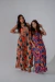 Vestido Plissado Floral