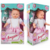 Boneca Nenezinho Bebê Newborn Reborn Vestido Rosa Estrela