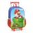 MOCHILA DE RODINHA 16 SUPER MARIO LUXCEL na internet