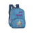 Mochila De Costas Escolar Holografica Paetê Just Shine Azul