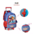 Mochila De Rodinhas Infantil Escolar Pinóquio Clio Original na internet