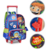 Mochila De Rodinhas Infantil Escolar Gato Galáctico - Loja ABC