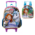 Kit Mochila Rodinhas + Lancheira Princesinha Sofia Original
