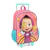 MOCHILA ESCOLAR INFANTIL 16 MASHA E O URSO - LUXCEL