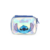 Estojo Box Escolar Juvenil Stitch Prata Holográfico Luxcel