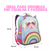 MOCHILA DE COSTA ESCOLAR 13 GATINHA HOLOGRAFICA DL1448 DENLEX - comprar online