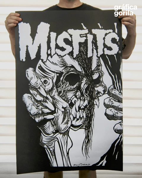 Poster Misfits Pushead Evil Eye | Decoração Rock