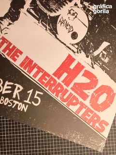 Pôster Rancid, The Interrupters e H2O | Gráfica Gorila - Gráfica Gorila