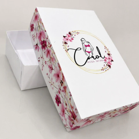 Caixa Personalizada com Tampa - 24x15x8CM
