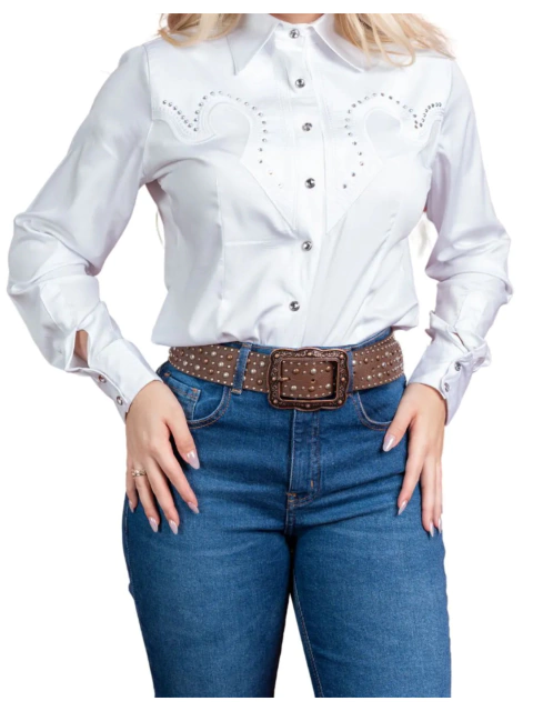 Camisa Miss Country Vintage Branco 002072 - comprar online