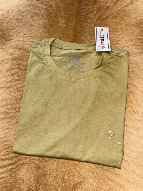 Camiseta West Barn Verde Musgo 002 - comprar online