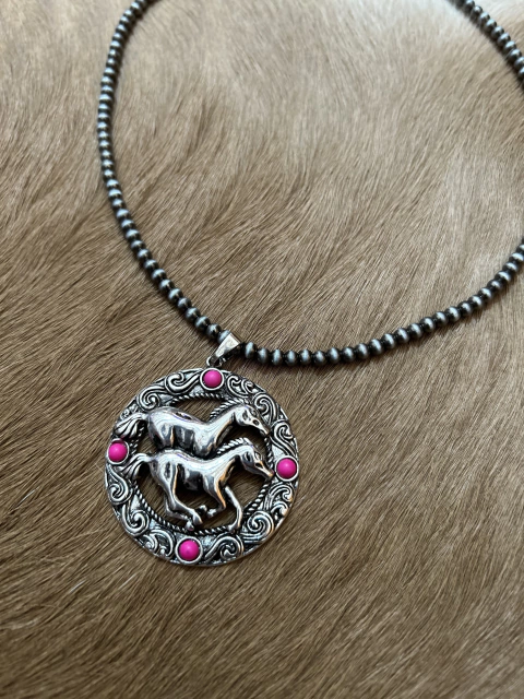 Corrente Western Cavalo Rosa CW03