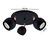 PLAFON REDONDO PERSA 3 LUCES BOCHA 9CM MOVIL GU10 LED en internet