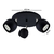 Imagen de PLAFON REDONDO PERSA 3 LUCES BOCHA 9CM MOVIL GU10 LED