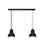 LAMPARA COLGANTE BELL 2 LUCES 10CM LED E27 - comprar online