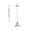 LAMPARA COLGANTE BELL 1 LUZ 10CM LED E27 - tienda online