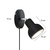 LAMPARA APLIQUE VELADOR PARED BELL 1 LUZ ILUMINACION LED E27