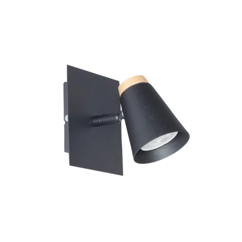 APLIQUE 1 LUZ ELEANOR 8001/A1 DETALLE MADERA APTO LED GU10 MARKAS - comprar online