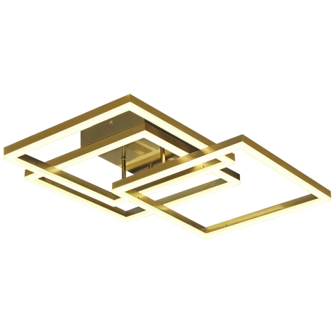 PLAFON LED TECHO LUZ CALIDA 60W CUADRADOS NADEEM L6560 MARKAS - comprar online