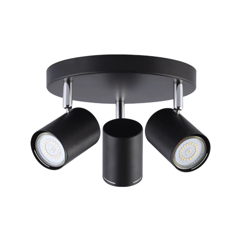 APLIQUE PLAFON HAFDÍS U1033 3 LUCES SPOT MOVIL MODERNO APTO DICRO LED GU10 MARKAS - comprar online