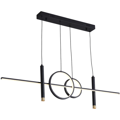 COLGANTE RIMMA L8332 DISEÑO MODERNO AROS LED 30W MARKAS - comprar online