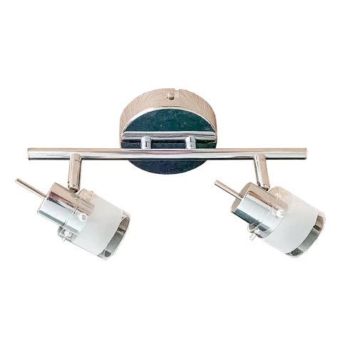 APLIQUE ILLONA U1072 2 LUCES CABEZAL MOVIL CON VIDRIO LED GU10 MARKAS - comprar online