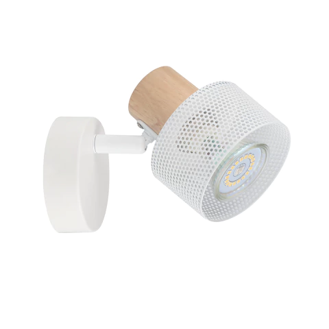 APLIQUE LIIV U1001 1 LUZ DETALLE MADERA VINTAGE LED GU10 MARKAS - comprar online