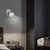 Imagen de APLIQUE BASE REDONDA TINI GAP 1 LUZ BOCHA 9CM MOVIL GU10 LED