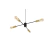LAMPARA COLGANTE COSMO 4 LUCES DECO MODERNO LED E27 - GIOLUCE