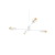 LAMPARA COLGANTE COSMO 4 LUCES DECO MODERNO LED E27