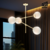 LAMPARA ARAÑA ATENAS CLEO 4 LUCES BOCHA 15CM VIDRIO SATINADO LED E27 en internet