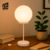 LAMPARA VELADOR PISCIS CLEO 1 LUZ BOCHA VIDRIO SATINADA LED E27