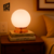 LAMPARA VELADOR LUNA CLEO 1 LUZ BOCHA VIDRIO SATINADA LED E27 en internet