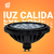 LAMPARA GU10 TIPO AR111 LED 11W NEGRO LUZ CALIDA FRIA - tienda online