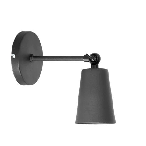 Lámpara de pared con spot diseño cono y movimiento apto E27