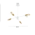 LAMPARA COLGANTE COSMO 4 LUCES DECO MODERNO LED E27 en internet