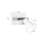 LAMPARA APLIQUE PARED TECHO BELL 1 LUZ MODERNO RECTO LED E27 en internet