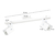 LAMPARA APLIQUE BARRAL SAY ECO 2 LUCES 5CM LED GU10 - tienda online