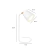 LAMPARA VELADOR MESA SEUL 1 LUZ MOVIL APTO LED E27
