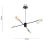 LAMPARA COLGANTE COSMO 4 LUCES DECO MODERNO LED E27 - tienda online