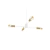 LAMPARA COLGANTE COSMO 4 LUCES DECO MODERNO LED E27 - comprar online