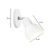 LAMPARA APLIQUE BASE REDONDA BELL 1 LUZ TECHO PARED LED E27 - GIOLUCE