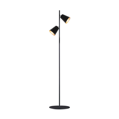 LAMPARA DE PIE NOVAX 2 LUCES SPOT OSLO 11CM MOVIL APTO LED E27 - comprar online