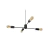 LAMPARA COLGANTE COSMO 4 LUCES DECO MODERNO LED E27 - comprar online