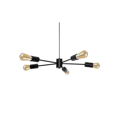 LAMPARA COLGANTE COSMO 5 LUCES DECO MODERNO LED E27 - comprar online