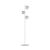 LAMPARA DE PIE NOVAX 3 LUCES GAP BOCHA 15CM MOVIL APTO LED E27