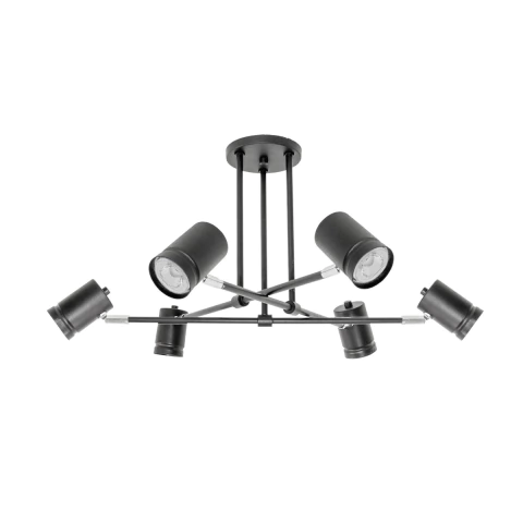 LAMPARA PLAFON ARAÑA YACO CILY CILINDRO 6 LUCES MODERNO LED GU10 - comprar online