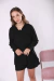 Camisa Chloe Negro - tienda online